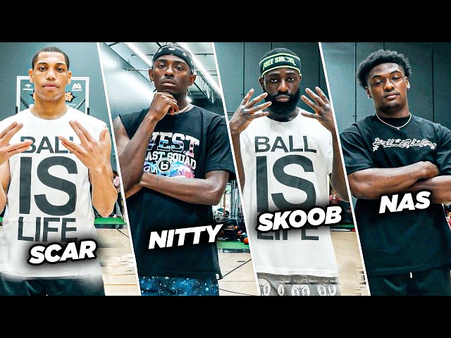 Scar, Nitty, Nas & Skoob EPIC 1v1 Series vs Internet's BIGGEST Challengers | Hoop Dreams Full Szn 1