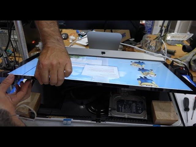 Modern Tech Fail: iMac 27" Retina Repair (Mac shuts off randomly fix + disk drive upgrade)