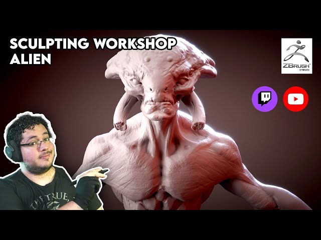 3D Workshop! Sculpting an Alien in Zbrush