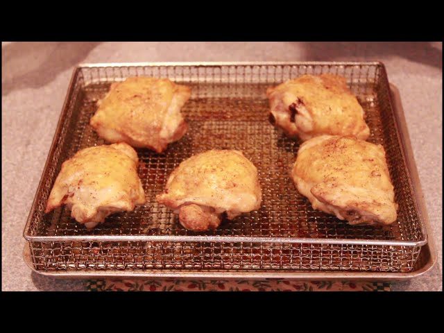 Air Fryer Chicken Thighs - Easiest Method