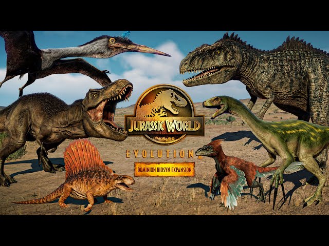 ALLE DINOSAURIER aus dem DOMINION BIOSYN DLC! THERI, QUETZAL, GIGA! - Jurassic World Evolution 2