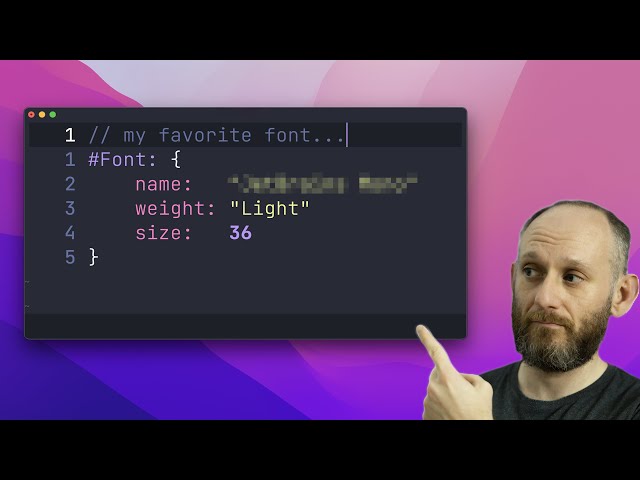 My FAVORITE Font for Coding & Terminal Use