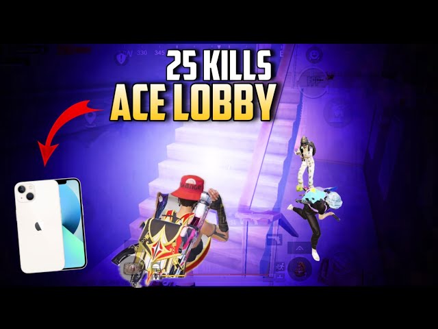 OMG 🔥 ACE LOBBY CLUTCHES IN IPHONE 13 PUBG / BGMI GAMEPLAY
