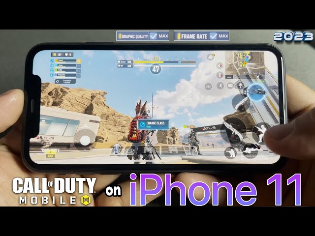 Call of Duty: Mobile GAMEPLAY on iPhone 11 in 2023 | MAX GRAPHICS & FRAME RATE? STILL GOODS IN 2023?