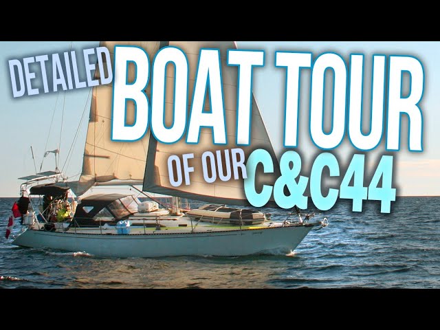 Detailed BOAT TOUR of our C&C44 Liveaboard Cruising Yacht | Sailing Balachandra E091
