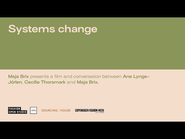 MAJA BRIX: Systems change