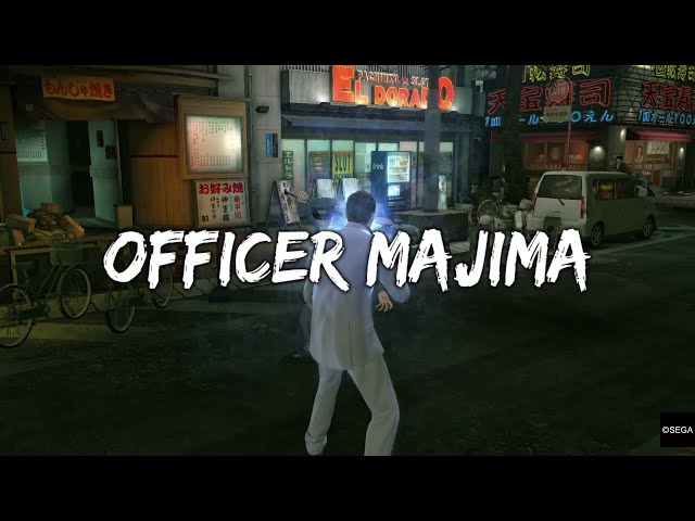 YAKUZA KIWAMI Getting searched by officer Majima AGAIN