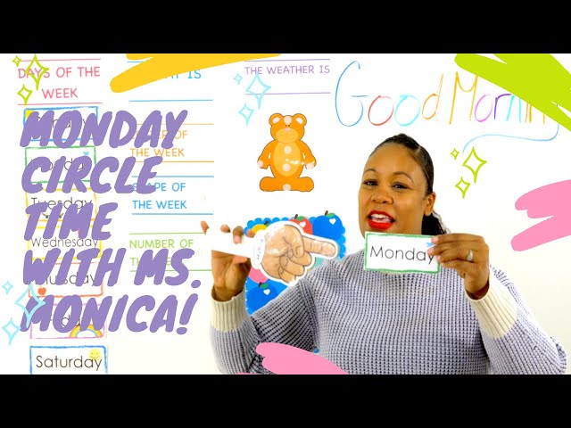 Monday - Preschool Circle Time - Learn at Home - Monday 4/27