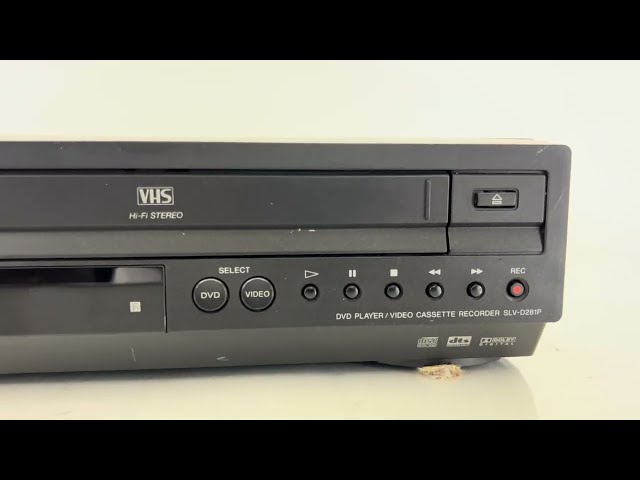 Sony SLV-D281p DVD/VCR Combo Player & VHS Recorder