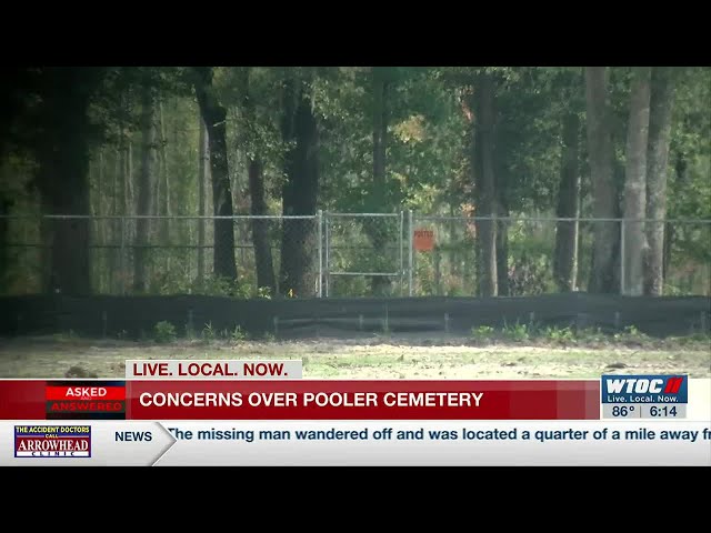 Community worries about fate of Pooler cemetery surrounded by construction