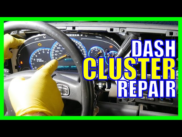 How To Repair Chevy Truck Dash Cluster - [RYOBI SOLDER IRON]