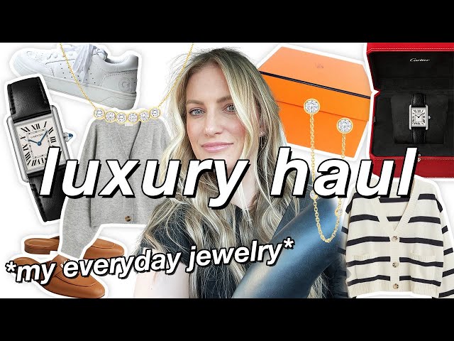 VLOG: huge luxury haul! *hermes, chanel, cartier, h&m, aritzia*