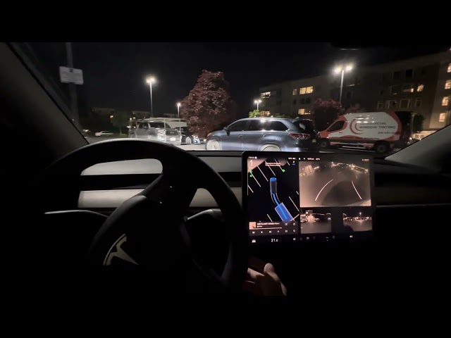 Tesla FSD v12.3.6 Autopark (First Look)