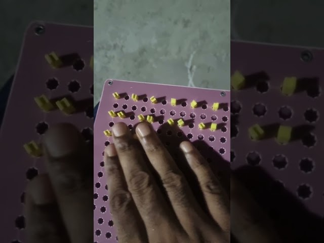 #Braille trailer frame mathematical board how to   solve mathematical  problems   with this board