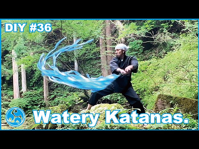 How to make Watery Katanas.DIY#36
