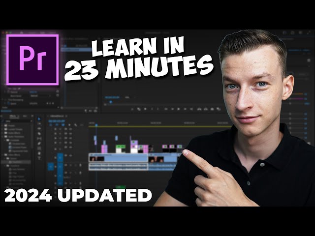 Premiere Pro Tutorial for Beginners 2024 - Everything You NEED to KNOW! (UPDATED)