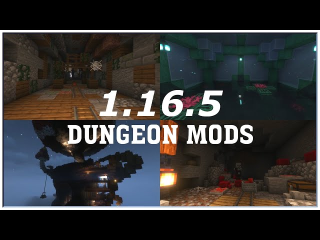 Best 1.16.5 Dungeon Mods [Forge] - Minecraft Cinematic Showcase