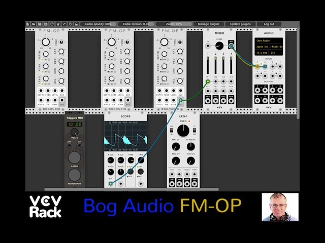 Tutorial for Bog Audio's FM OP module for VCV Rack
