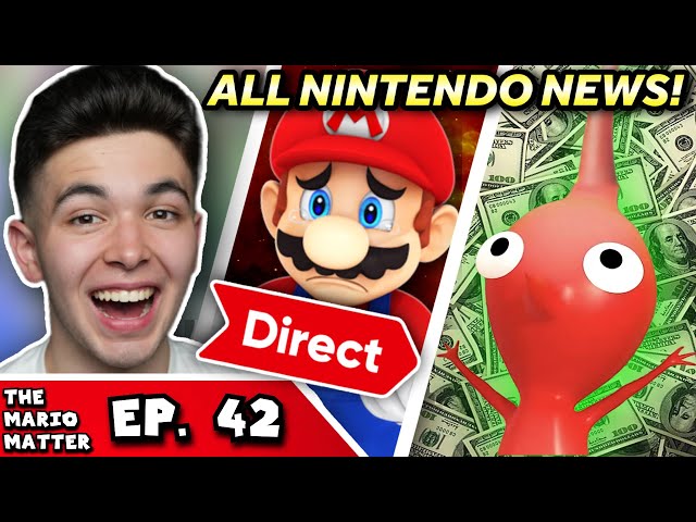 Nintendo Direct is in Trouble, Why Pikmin 4 Won't Sell + All Nintendo News! | THE MARIO MATTER #42