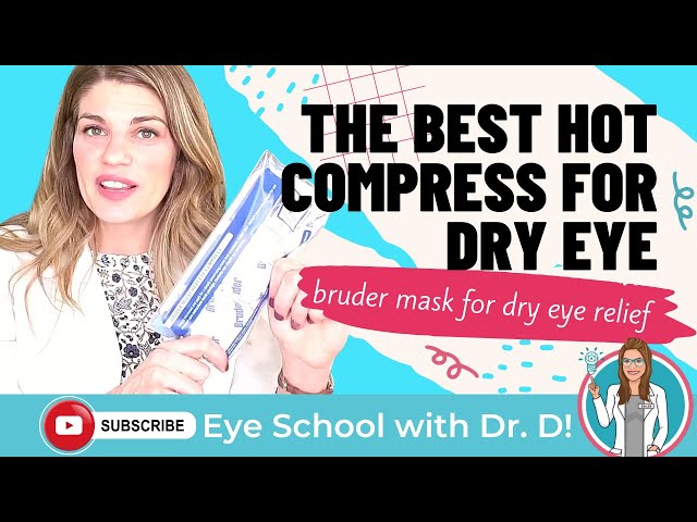 Eyelid Heat Compress - Bruder Mask for Instant Dry Eye Relief - The Best Hot Compress for Dry Eye