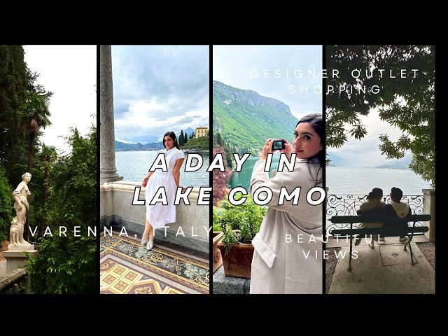 Day trip to Lake Como | Designer Outlet in Italy | What I Bought