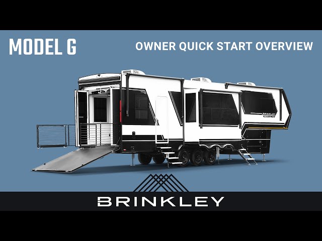 2024 Brinkley Model G Owner's Quick Start & Overview