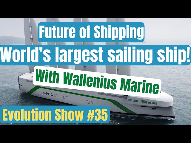 World’s largest sailing ship, future of shipping with Wallenius Marine