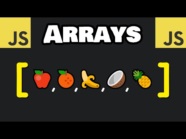 Learn JavaScript ARRAYS in 8 minutes! 🗃