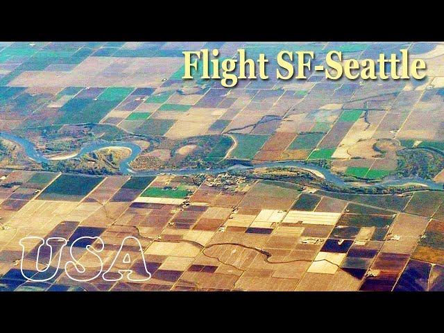 Visiting the USA - Flight San Francisco - Seattle