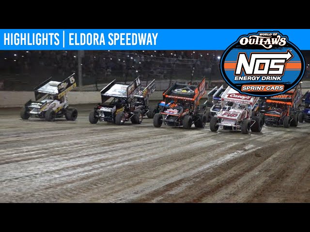 World of Outlaws NOS Energy Drink Sprint Cars at Eldora Speedway, July 14, 2021 | HIGHLIGHTS