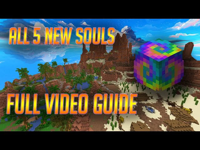 ALL 5 NEW FAIRY SOUL LOCATIONS (Mushroom Desert)(Video Guide)(Hypixel Skyblock)