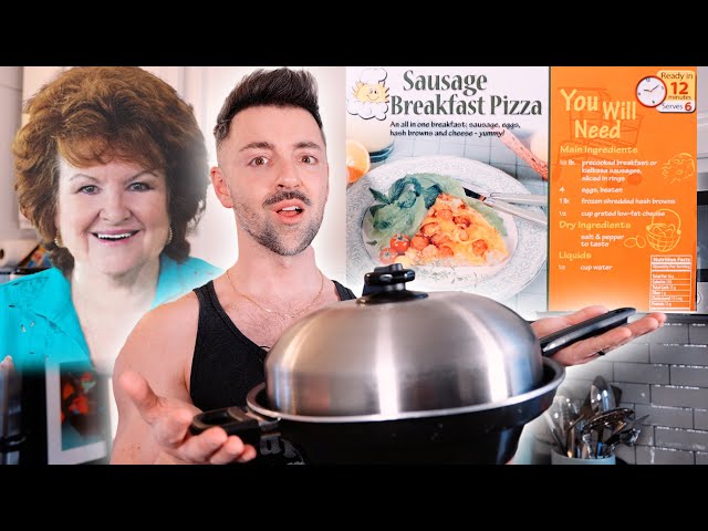 Matteo Lane Cooks Breakfast Pizza With The Turbo Cooker
