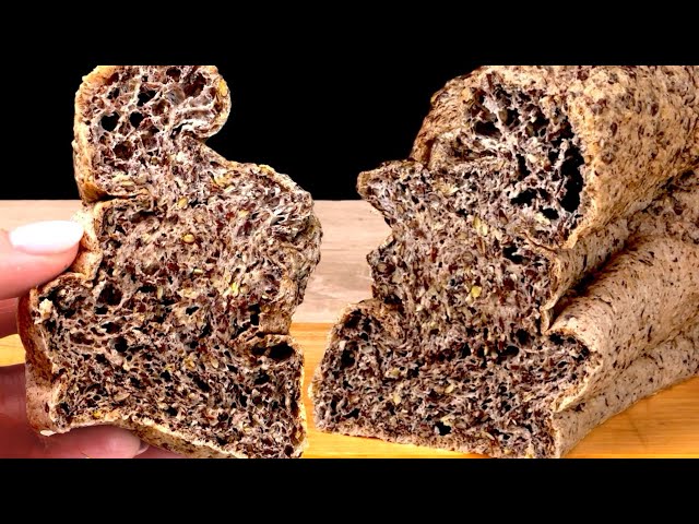 Two-ingredient bread without flour and gluten! Quick recipe to follow