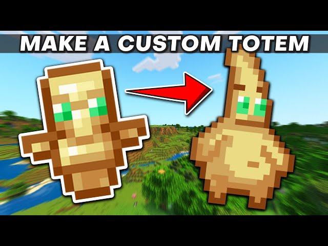 Minecraft How To Make Custom - Totem of Undying
