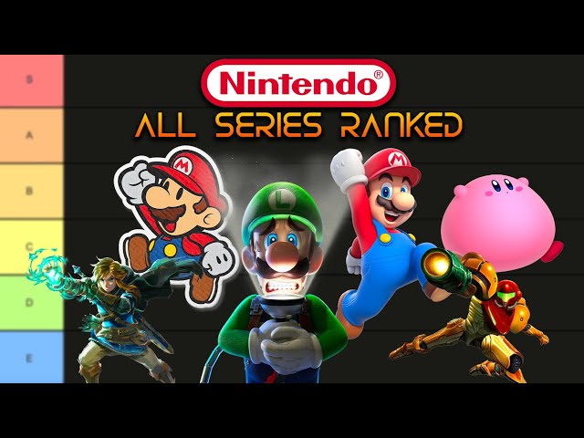 How Good Are Nintendo's Series? - Tier List!
