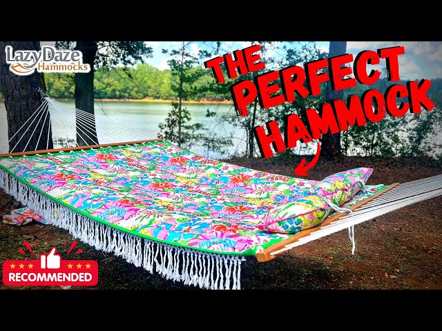 Quilted 12’ Hammock with Pillow - Setup/Review