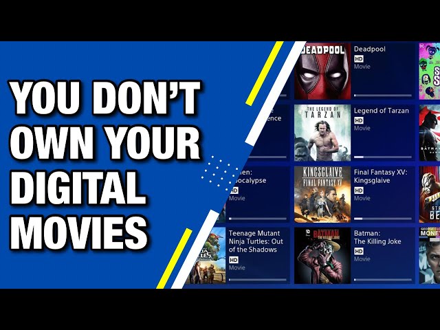 Playstation is DELETING Movies from Digital Collections