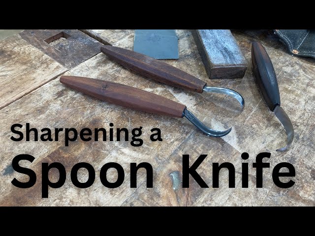 Sharpening a Spoon Knife