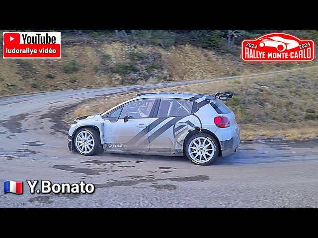 test rallye Monte-Carlo 2024 essai Citroën C3 rallye 2 / tout au câble / full attack