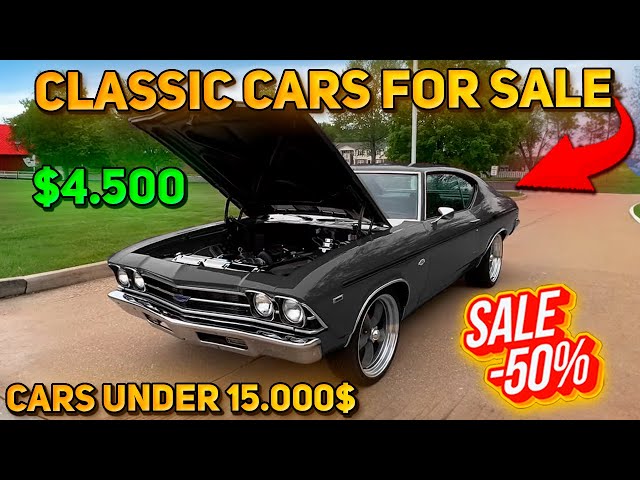 20 Impressive Classic Cars Under $15,000 Available on Craigslist Marketplace! Cheap Classic Cars!