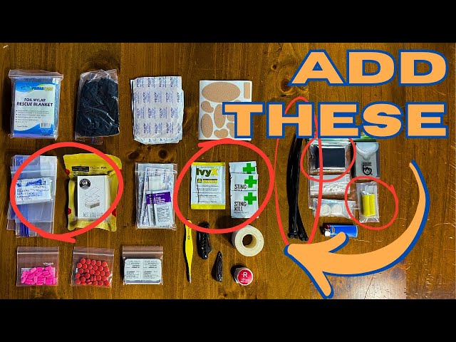 Updating My DIY Backpacking First Aid Kit (AND Repair Kit!)
