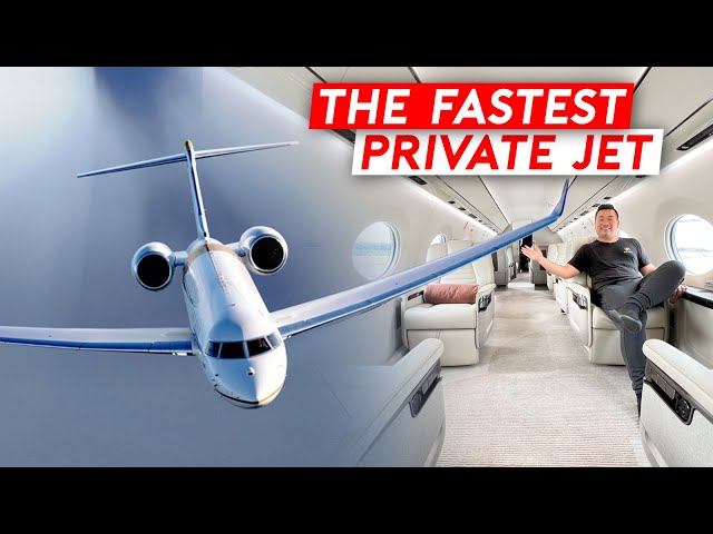 Inside the World’s Fastest Private Jet - My EBACE2022 visit