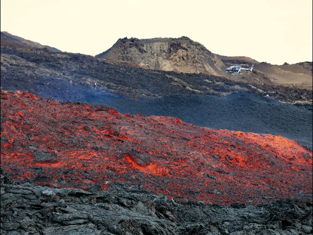 Activité volcanique Piton de la Fournaise ile de la Réunion 2020