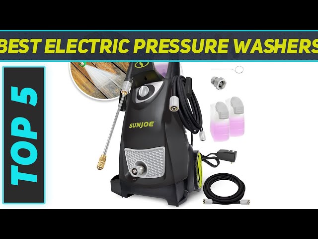 Top 5 Best Electric Pressure Washers in 2024