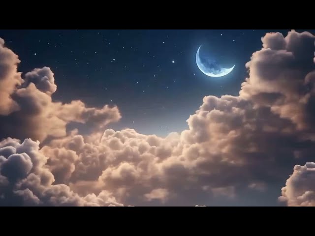 🌙✨ Soothing Moonlit Lullabies for Peaceful Baby Sleep 💤👶 | Restful Night Sky Music