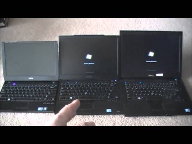 Dell E4200 vs. E4300 vs. E6400 SSD vs HDD