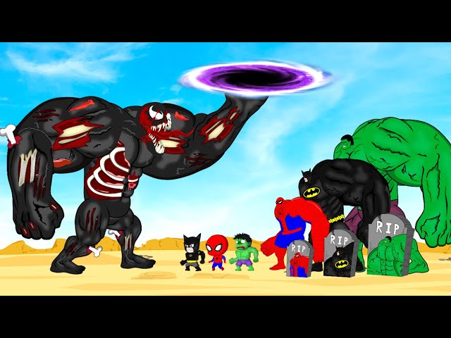 Rescue SUPER HEROES HULK & SPIDERMAN, BATMAN VS VENOM ZOMBIE: Returning from the Dead SECRET - FUNNY