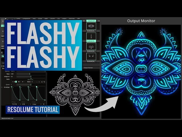 Create Light-Flashes On Different Beats in Resolume VJing Software