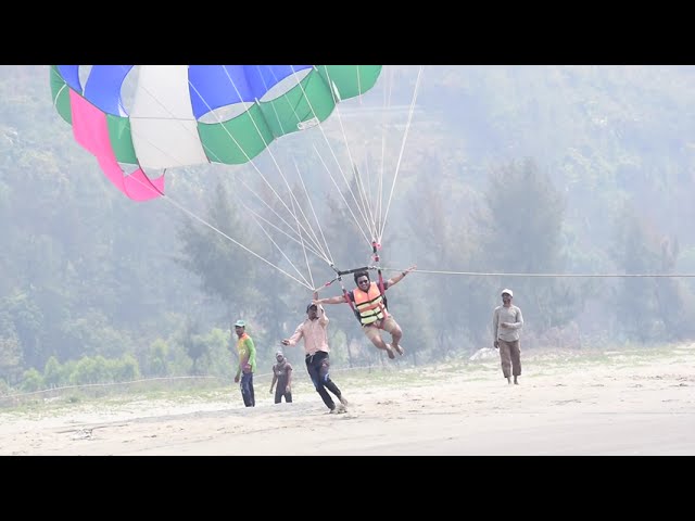 Parasailing in Cox's Bazar | Fly Air Sea Sports | Darian Nagar, Himchari