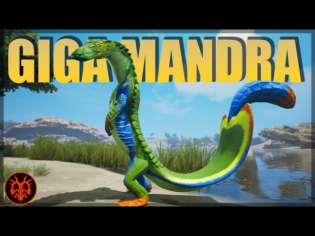 Cute but Savage! GIGAMANDRA Mod Showcase! | Path of Titans